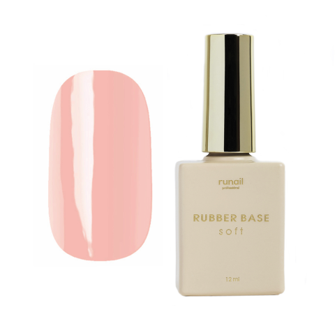 6479 RuNail База Каучуковая Soft, 12 мл.