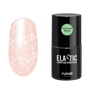 7750 RuNail База Каучуковая камуфлирующая для гель-лака, 10 мл.