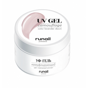 4067 RuNail Камуфлирующий УФ Гель Лавандовый рассвет, 15 гр.