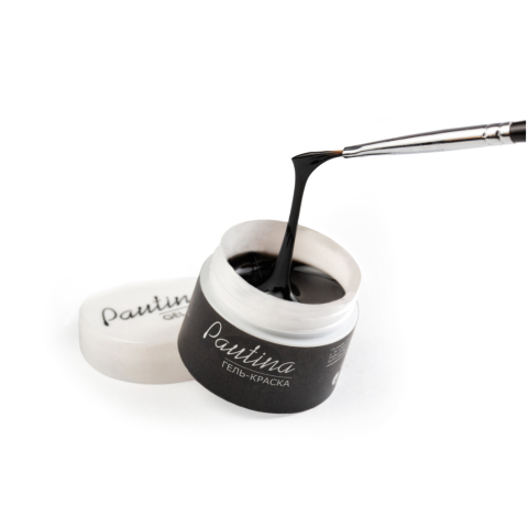 4077 RuNail Гель-Краска Паутинка Чёрная, 5 гр.