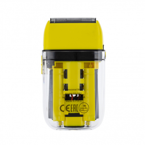 03-082 Yellow DEWAL Barber Style Neon Шейвер для проработки контуров бороды 7000 об/мин, аккум., 2 бр.гол.