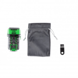 03-082 Green DEWAL Barber Style Neon Шейвер для проработки контуров бороды 7000 об/мин, аккум., 2 бр.гол.