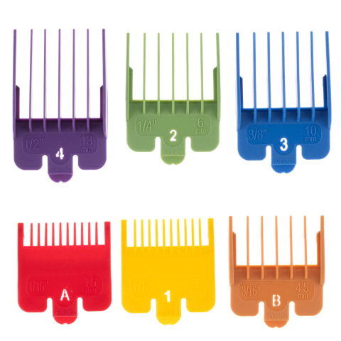 03-081 Yellow DEWAL Машинка для стрижки Barber Style Neon 6000 об/мин, аккум/сет., нож 45 мм., 6 насадок 0,8-2,0 мм