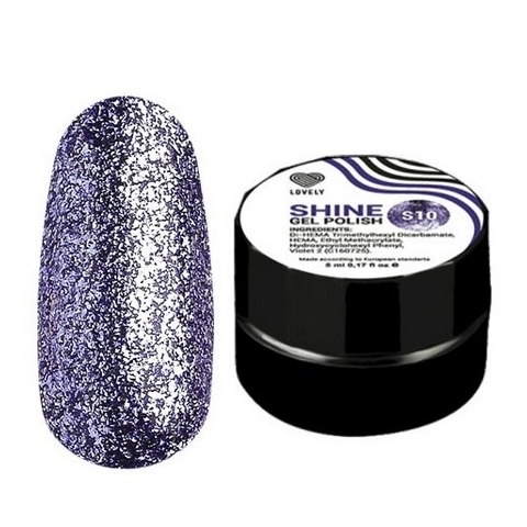 S10 Lovely Гель-лак Shine, 5 мл.