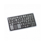 Lesly Пластина для стемпинга 6*12 см Anime