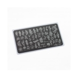 Lesly Пластина для стемпинга 6*12 см Flora