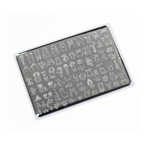 Lesly Пластина для стемпинга 8*12 см Bambino-1