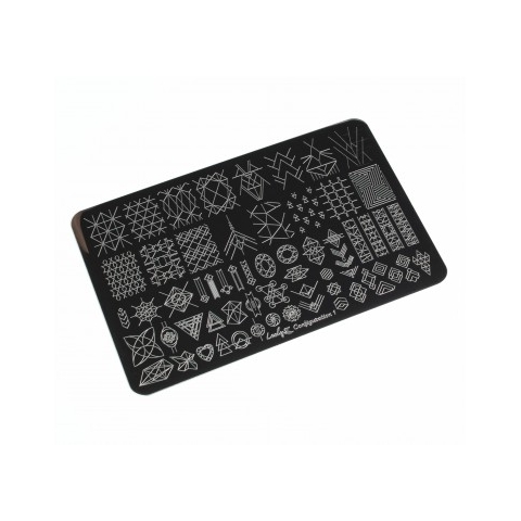 Lesly Пластина для стемпинга 9.5*14.5 см Configuration-1