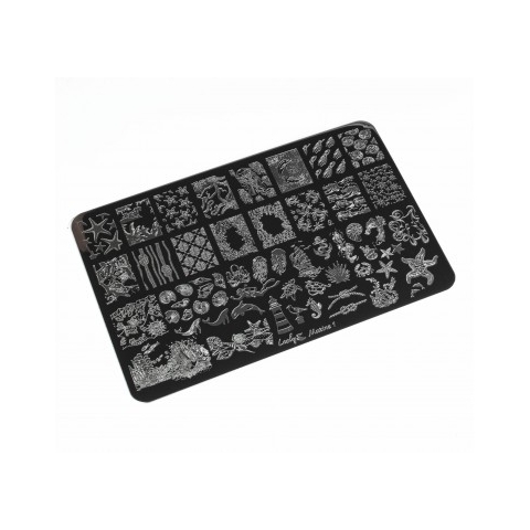 Lesly Пластина для стемпинга 9.5*14.5 см Marine