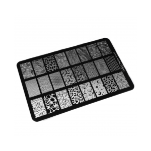 Lesly Пластина для стемпинга 9.5*14.5 см Negative Space-1