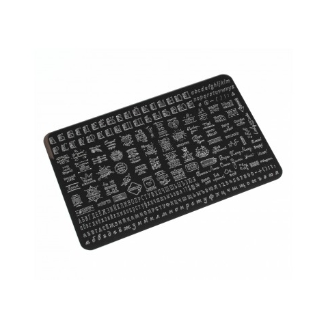 Lesly Пластина для стемпинга 9.5*14.5 см Слова