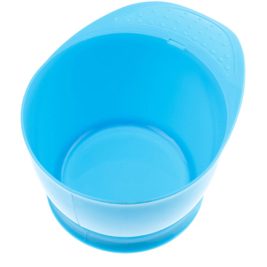Т-21blue Чаша для окрашивания с ручкой, 320 мл. голубая