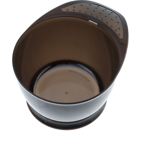 Т-21black Чаша для окрашивания с ручкой, 320 мл. черная