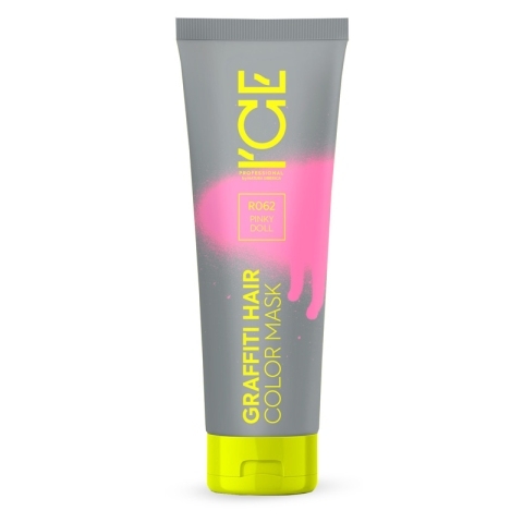 ICE Color Mask Тонирующая маска для волос, розовый, 140 мл.
