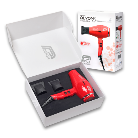 0901-Alyon Red Фен PARLUX красный, 2250 Вт, 2 насадки