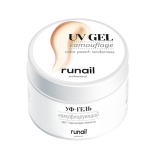 3450 RuNail Камуфлирующий УФ-гель Персиковая нежность, 15 гр.