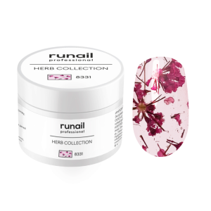 8331 RuNail Гель-лак Herb с сухоцветами, 5 гр.