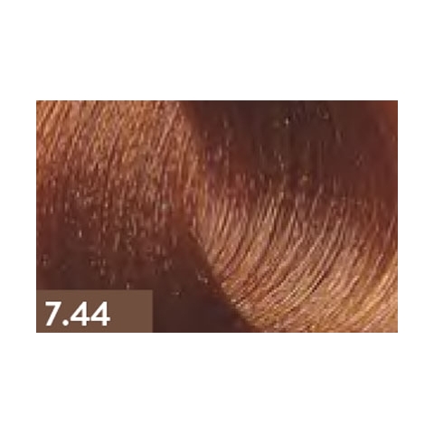 KAARAL BACO Крем-краска 7.44 блондин медный насыщенный, 100 мл.