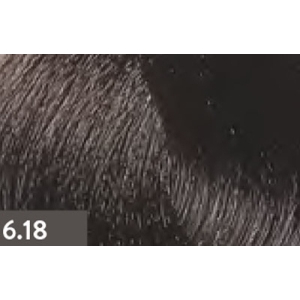 KAARAL BACO Крем-краска 6.18 темный блондин пепельно-коричневый, 100 мл.