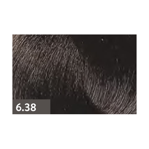 KAARAL BACO Крем-краска 6.38 темный блондин золотисто-коричневый, 100 мл.