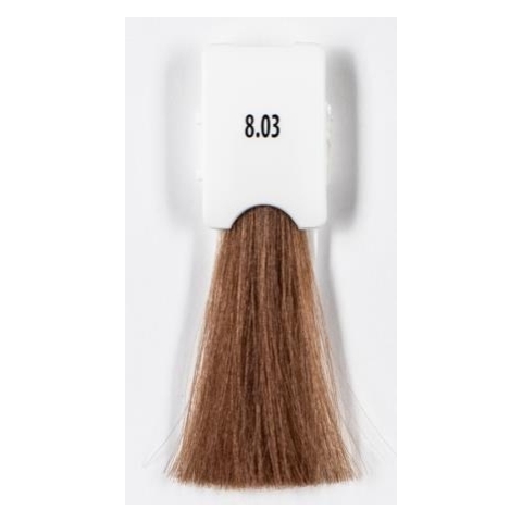 KAARAL BACO Крем-краска Soft Б/А 8.03 натуральный светлый золотистый блондин, 60 мл.