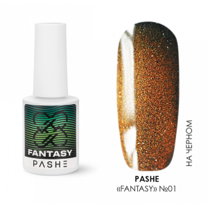 PASHE Кошачий глаз Fantasy №1 Медный флёр, 9 мл.