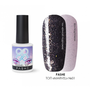 PASHE Цветной закрепитель Marvel Top №01, 9 мл.