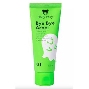 Holly Polly Пенка для умывания против акне и воспалений, 100 мл.