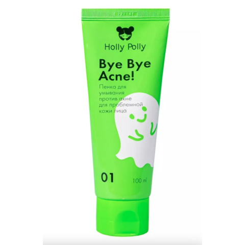 Holly Polly Пенка для умывания против акне и воспалений, 100 мл.