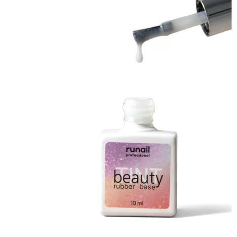 8547 RuNail Каучуковая база Beauty TINT YUKI, 10 мл.