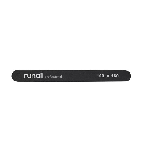 RuNail Пилка чёрная капля 100/180
