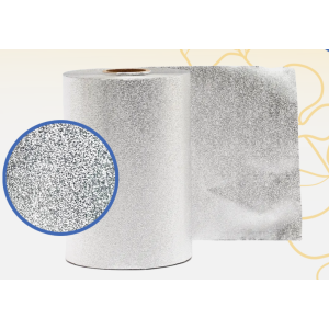 Фольга Тисненая серебро 75 м,14 мкр