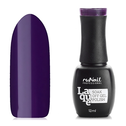 1786 RuNail Гель-лак Laque Анютины глазки, 12 мл.