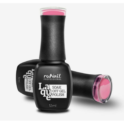 2140 RuNail Гель-лак Laque Клубничное суфле, 12 мл.