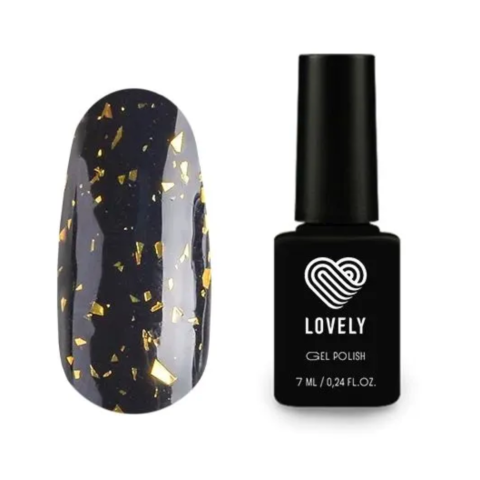 3789 Lovely Топ с фольгой Золото Без липкого слоя, 7 мл.