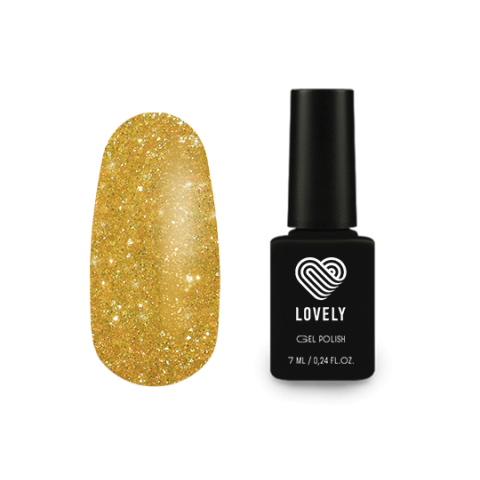 Lovely Гель-лак светоотражающий Манго, 7 мл.