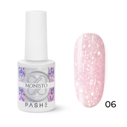 PASHE База камуфлирующая Monisto Base №6, 9 мл.