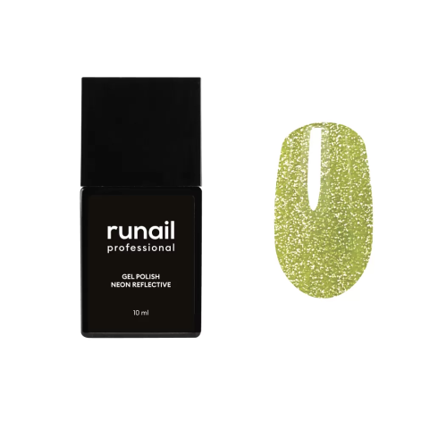 9055 RuNail Гель-лак неоновый светоотражающий 