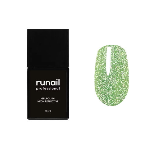 9056 RuNail Гель-лак неоновый светоотражающий