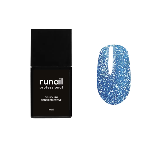 9058 RuNail Гель-лак неоновый светоотражающий