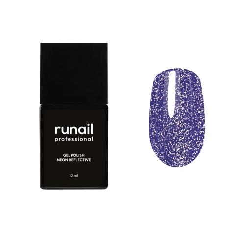 9060 RuNail Гель-лак неоновый светоотражающий