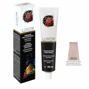 Luxor Professional Крем-краска 10.12 Платиновый блондин пепельный фиолетовый, 100 мл.