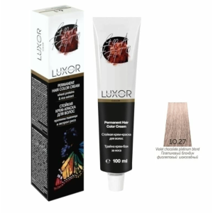 Luxor Professional Крем-краска 10.27 Платиновый блондин фиолетовый шоколадный, 100 мл.