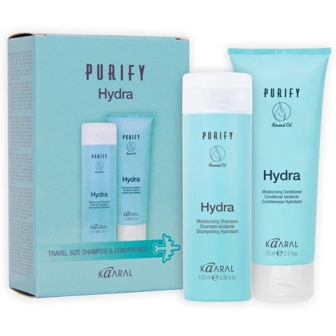 Kaaral Purify Дорожный набор Увлажняющий (Шампунь 100 мл. + Кондиционер 75 мл.)