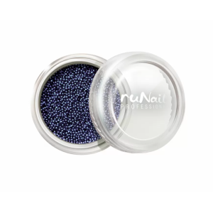 0326 RuNail Бульонки Синий Металлик