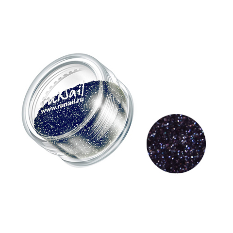 0639 RuNail Блёстки цвет Графита