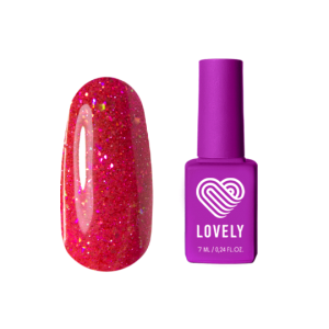 5257 Lovely Гель-лак светоотражающий Jewel Рубеллит, 7 мл.