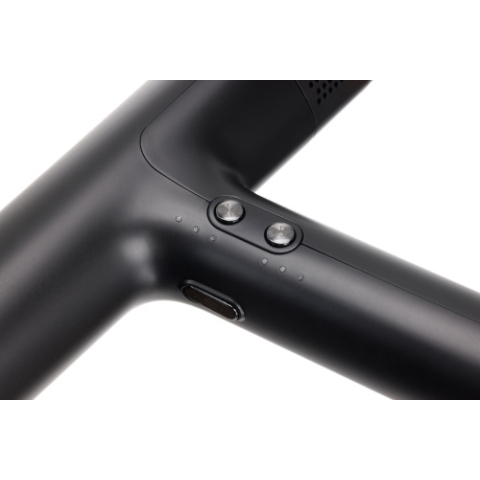 LD-1887 DEWAL Фен PRO Legacy черный, 1700 Вт, 2 насадки + диффузор