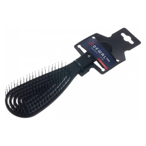 BRZ-108 DEWAL Щетка с двойной щетиной, 9 рядов, черная