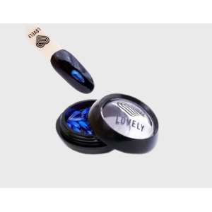 Lovely Стразы Капля, синие, 8 мм.